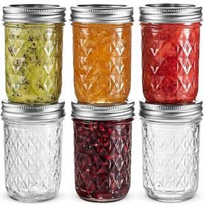 Canning Jars For Fermenting and Preserving Jelly And Jams