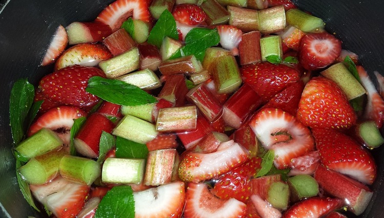Jam Recipe - Homemade Strawberry Rhubarb Jam