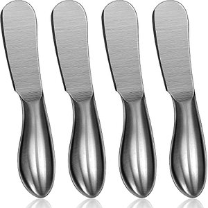 Guze-Us Butter Knife 4 Piece Set For Spreading Jams, Jellies and Cheese